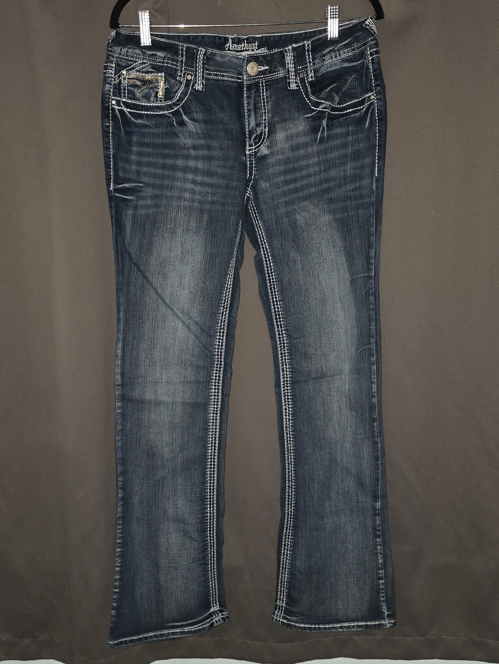 Amethyst Jeans Women's Dark Wash Flared Jeans